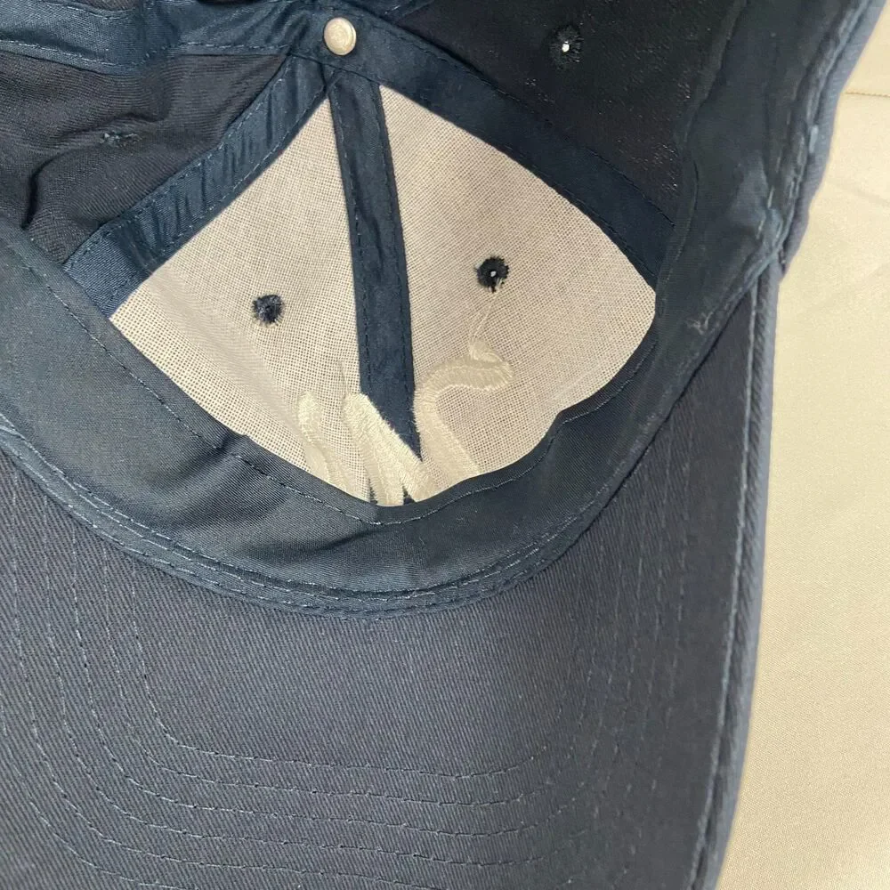 Port & Company Youth Navy Blue W Logo Adjustable Baseball Hat Cap